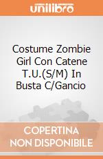 Costume Zombie Girl Con Catene T.U.(S/M) In Busta C/Gancio giochi