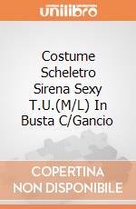 Costume Scheletro Sirena Sexy T.U.(M/L) In Busta C/Gancio giochi
