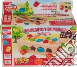 RSToys: Vagoncino Traino Legno Con 12 Inserti giochi