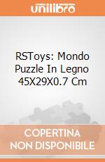 RSToys: Mondo Puzzle In Legno 45X29X0.7 Cm giochi