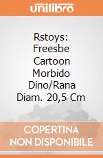 Rstoys: Freesbe Cartoon Morbido Dino/Rana Diam. 20,5 Cm giochi