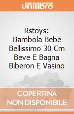 Rstoys: Bambola Bebe Bellissimo 30 Cm Beve E Bagna Biberon E Vasino giochi