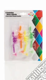Giocoplast: Blister 4 Candeline Neon A Spirale giochi