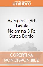 Avengers - Set Tavola Melamina 3 Pz Senza Bordo gioco