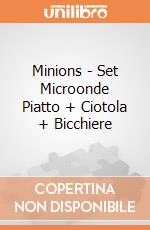 Minions - Set Microonde Piatto + Ciotola + Bicchiere gioco