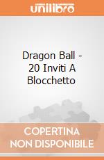 Dragon Ball - 20 Inviti A Blocchetto gioco di Giocoplast
