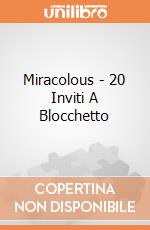 Miracolous - 20 Inviti A Blocchetto gioco di Giocoplast