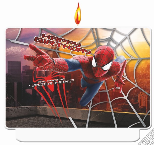 Marvel: Rubie's - Spider-Man - Candela Happy Birthday gioco di Giocoplast