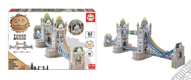 Puzzle 3D Monument - Tower Bridge puzzle di Grandi Giochi