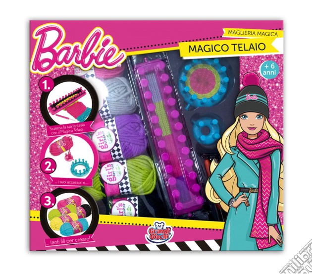 Barbie - Maglieria Magica - Accessori Con Telaio gioco