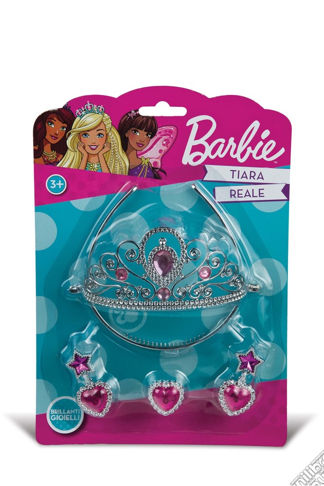 Barbie - Gioielli Corona+Orecchini+Anello gioco di Grandi Giochi