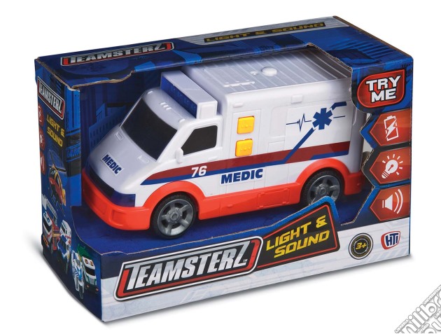 Teamsterz: Ambulanza Con Luci E Suoni gioco di Grandi Giochi