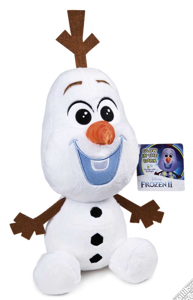 Frozen 2 - Peluche Glow In The Dark Olaf 30 Cm gioco di Grandi Giochi