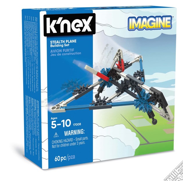K-Nex - Stealth Plane Building Set gioco di Grandi Giochi