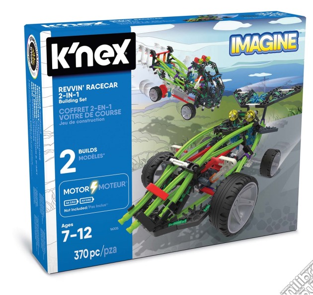 K-Nex - Revvin' Racer 2 In 1 Building Set gioco di Grandi Giochi