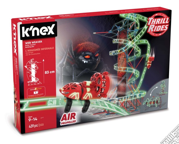 K-Nex - Web Weaver Roller Coaster Building Set gioco di Grandi Giochi