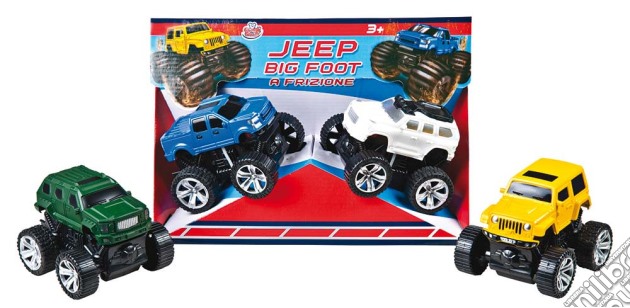 Jeep Big Foot A Frizione 9 Cm - Set 2 Pz gioco di Grandi Giochi