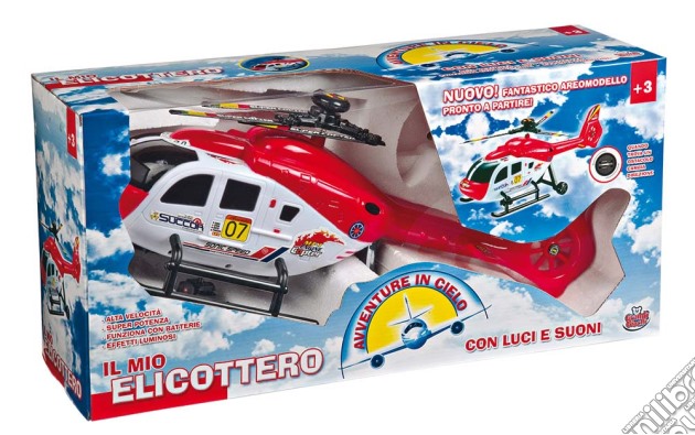 Avventure In Cielo - Elicottero 56 Cm gioco di Grandi Giochi