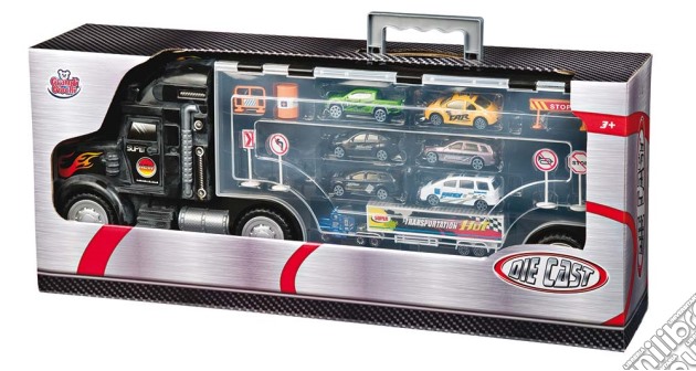 Die Cast - Camion Valigetta Grande Con 6 Auto gioco di Grandi Giochi