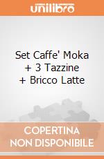 Set Caffe' Moka + 3 Tazzine + Bricco Latte gioco