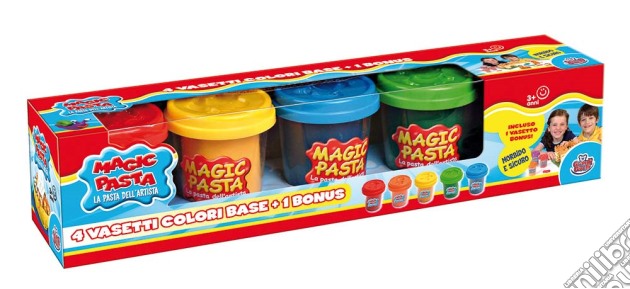 Magic Pasta - Pasta Da Modellare - 5 Vasetti gioco di Grandi Giochi