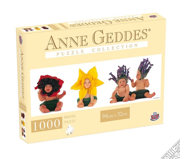 Anne Geddes - Puzzle 1000 Pz - Flowers Panorama puzzle di Grandi Giochi