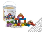 Giochi In Legno - Fustino Costruzioni 50 Pz gioco di Grandi Giochi