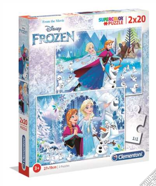 Puzzle 2 X 20 Pz - Frozen puzzle di Clementoni