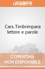Cars.Timbrimpara lettere e parole giochi
