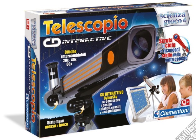 Telescopio. Interactive. Con CD gioco di Clementoni
