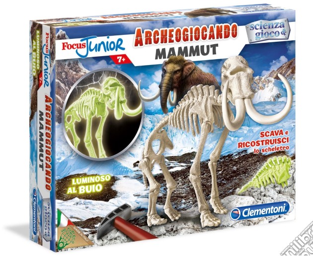 Focus. Mammut glow in the dark gioco