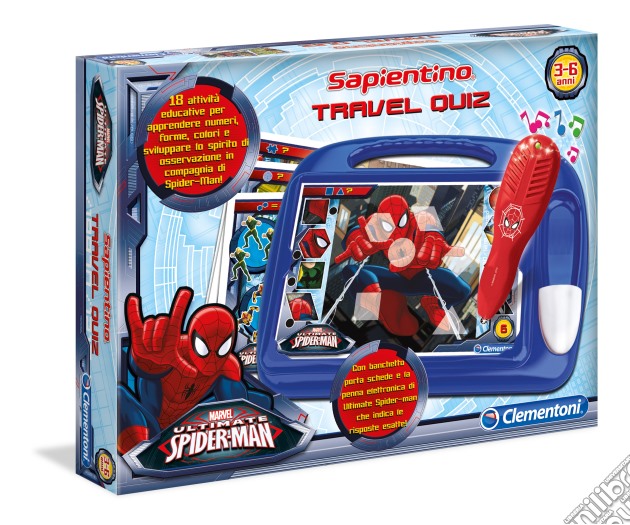 Sapientino - Travel Quiz - Spider-Man gioco di Clementoni