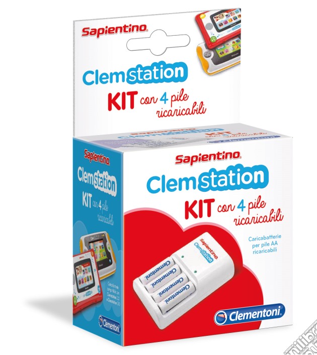 Clempad - Alimentatore / Caricatore Clem Station 3.0 gioco di Clementoni