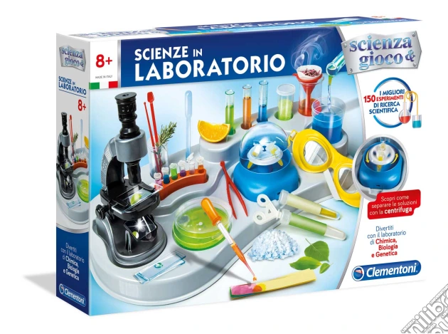 Clementoni Scienza E Gioco: Il Laboratorio Dei Cristalli - Kit Scientifico Per Creare Cristalli Fosforescenti, Gioco Educativo Made In Italy