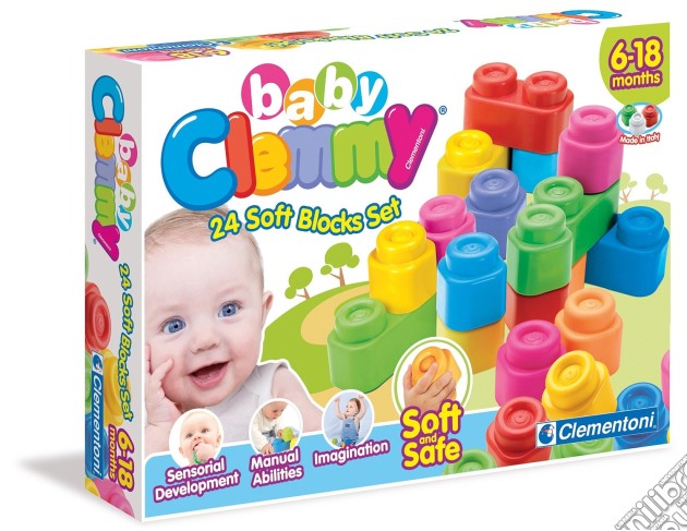 Clementoni: Baby Clemmy - Confezione 24 Mattoncini gioco di CLEMENTONI