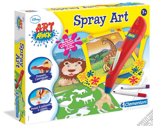 Art Attack. Spray art gioco di Clementoni