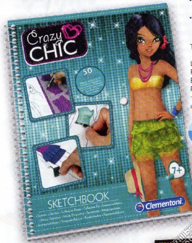 Crazy Chic Sketchbooks Summer gioco di Clementoni