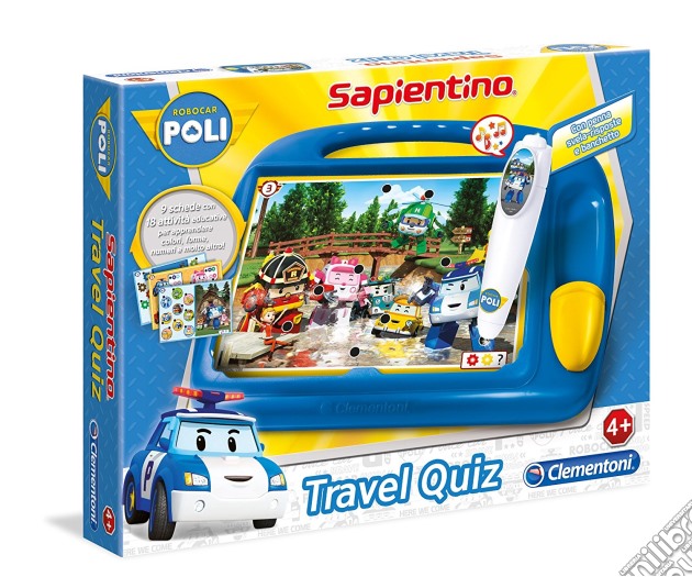 Sapientino Travel Quiz - Robocar Poli gioco