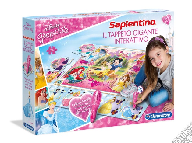 Sapientino - Tappeto Gigante Interattivo Princess gioco di Clementoni