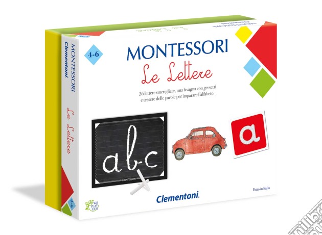 Le Lettere - Montessori gioco di Clementoni