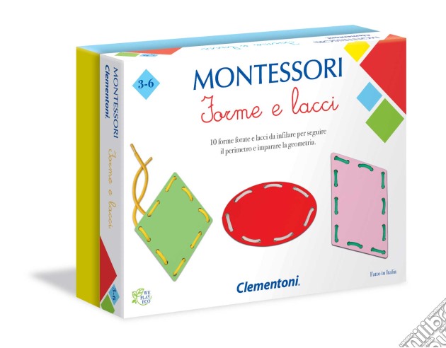 Forme E Lacci - Montessori gioco di Clementoni