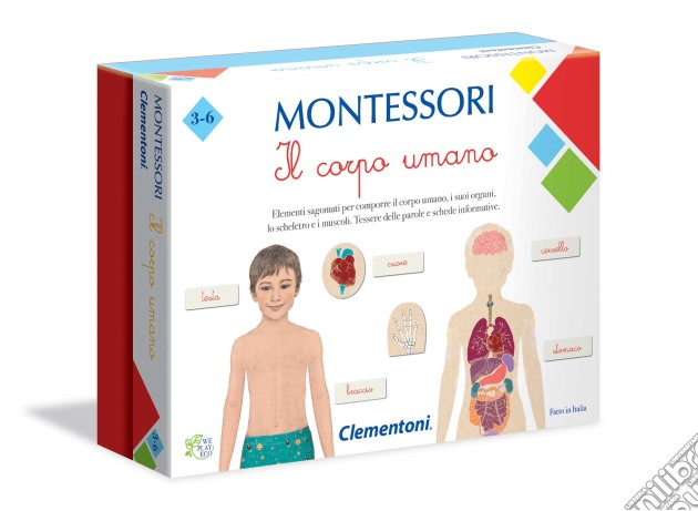Il Corpo Umano - Montessori gioco di Clementoni