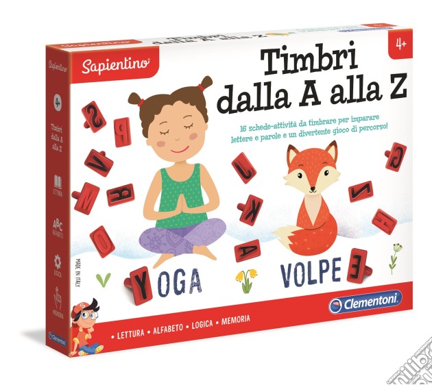 Sapientino - Alfabeto Con I Timbri gioco di Clementoni