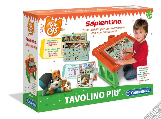 Sapientino - Tavolino Piu' 44 Gatti gioco di Clementoni