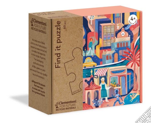 Clementoni: Find It Puzzle Recycled Materials Winter gioco