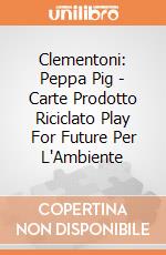 Clementoni: Peppa Pig - Carte Prodotto Riciclato Play For Future Per L'Ambiente gioco