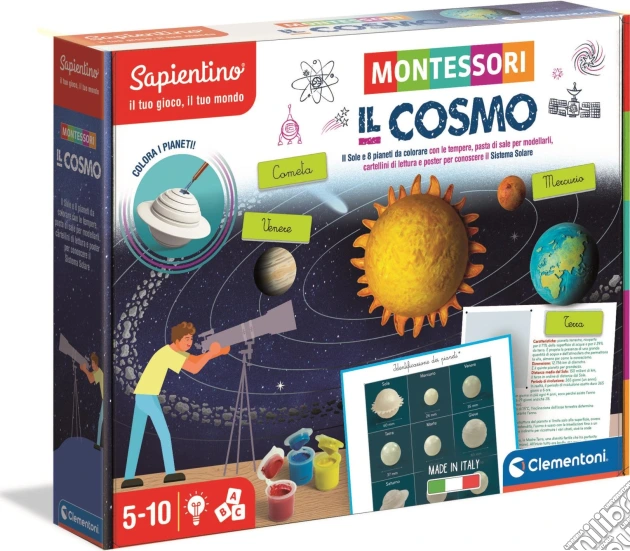 Clementoni Sapientino  Montessori - Il Cosmo gioco