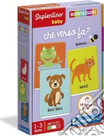 Clementoni: Sapientino Baby Educativo Made In Italy Montessori Baby Montessori Baby Che Verso Fa? giochi