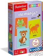 Clementoni: Sapientino Baby Educativo Made In Italy Montessori Baby Montessori Baby Che Verso Fa? giochi