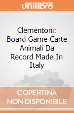 Clementoni: Board Game Carte Animali Da Record Made In Italy gioco